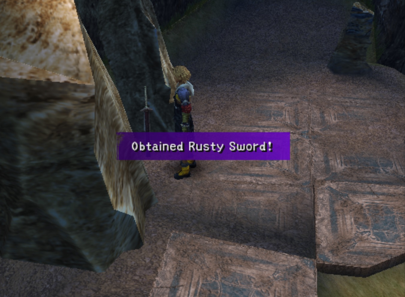 Auron Rusty Sword